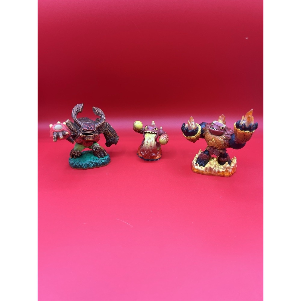 Activision Skylanders Figures Lot Kids Tree Rex Eruptor Hot Head Giants Fire